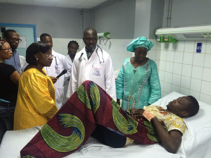 Attaque de Grand Bassam: Mariatou KONE au chevet des victimes