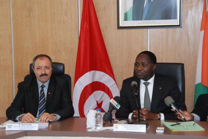 Coopération Sud-Sud : Le ministre Sangafowa Coulibaly échange avec son homologue Tunisien sur l’organisation de la 29ème conférence régionale de la FAO