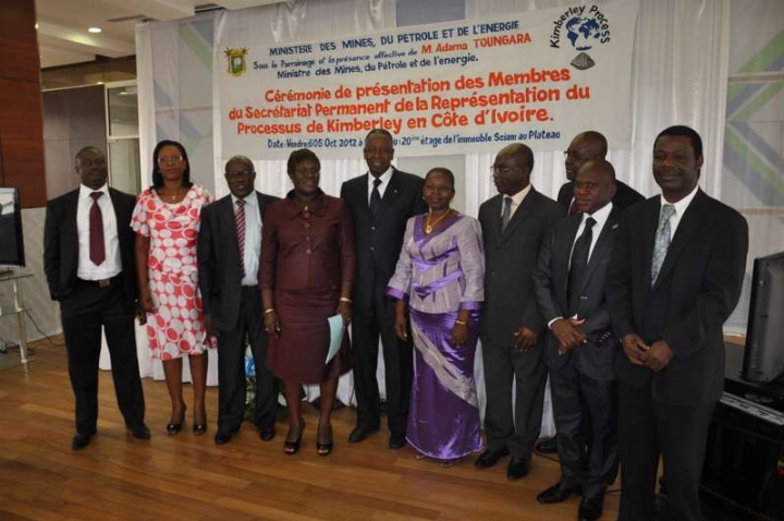 Processus de Kimberley en Cote D’Ivoire  - Les membres du Secrétariat Permanent ont été investis officiellement