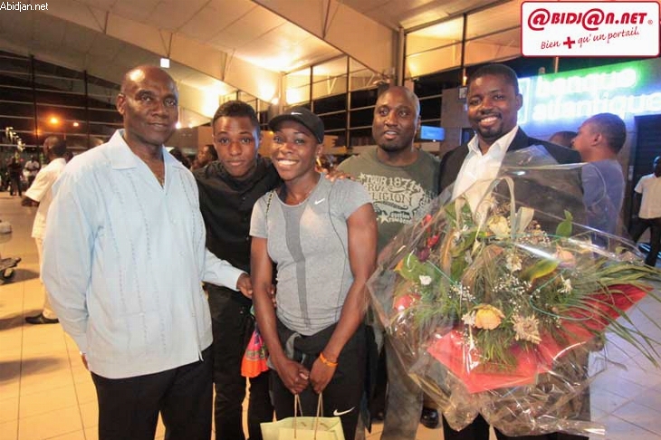 Murielle Ahouré à Abidjan, dimanche