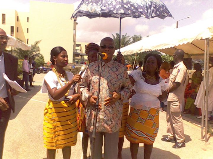 Cocody: Pose de la première pierre de la clôture ‘’Cité N’Goan Aka Mathias’’ des Deux Plateaux