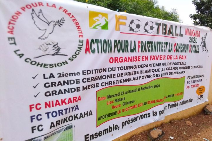 Des activités sportives et spirituelles pour la fraternité et la cohésion à Niakara