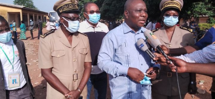 Législatives 2021 à Niakara: respect des mesures barrières du Covid-19 dans les lieux de vote