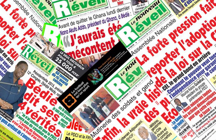 Vente des journaux de Côte d’Ivoire : 