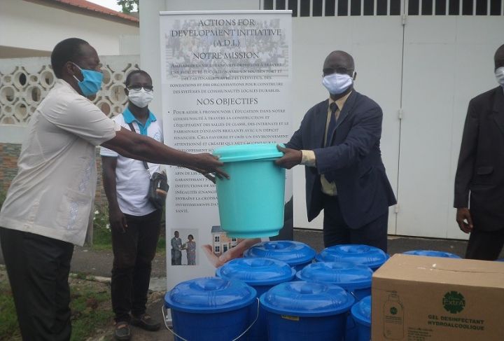 Covid-19 : Une ONG appuie le ministère de l’éducation en kits sanitaires à Agboville