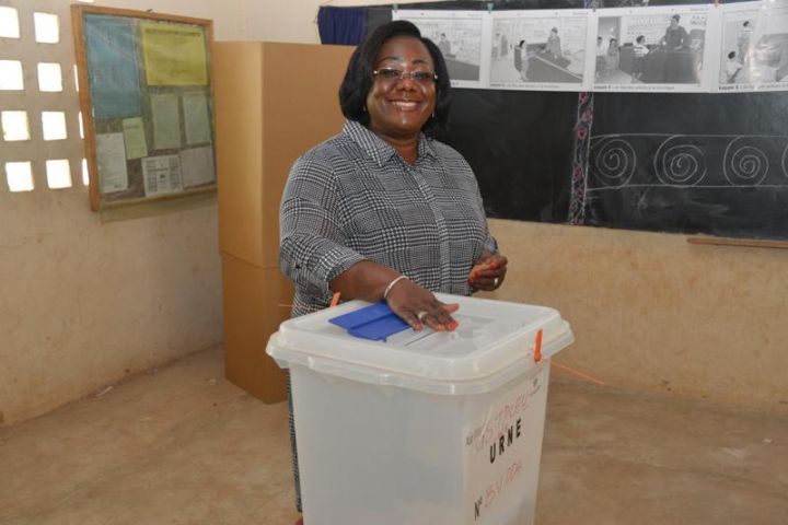 Toulepleu / Anne Ouloto au sortir du bureau de vote, hier: ‘’Je souhaite que le vote en faveur du Oui soit massif’’