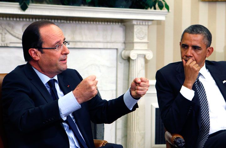 Hollande et Obama demandent une 