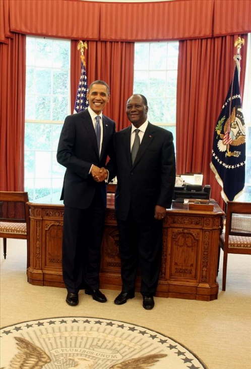 Visite aux USA : Obama salue la détermination de Ouattara