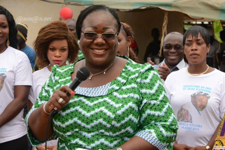 Anne Ouloto en tournée dans les régions du Guémon et du Gôh