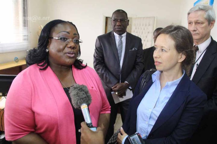 Lutte contre les pires formes du travail des enfants:  Anne Ouloto fait le point avec un émissaire du Gouvernement américain