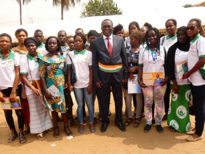 Présentation de vœux du nouvel an : Les populations d’Attécoubé en cohésion autour de leur maire