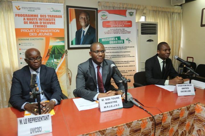 Emploi et Insertion des jeunes : 4772 jeunes concernés par  l’édition 2017 des Travaux à Haute Intensité de main d’œuvre (THIMO)