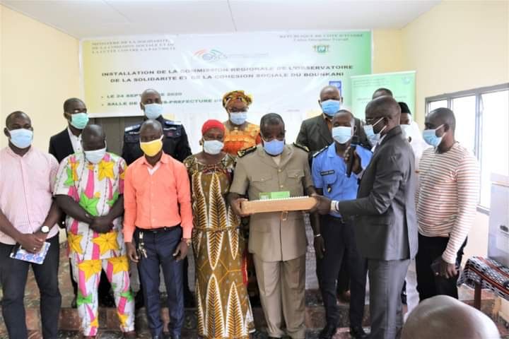 L’observatoire de la solidarité et de la cohésion sociale installe sa 25e commission régionale dans le Bounkani