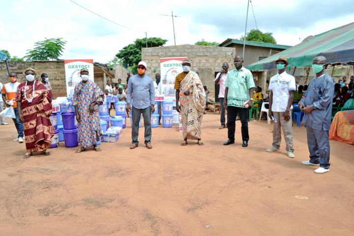 COVID 19: La GESTOCI offre 1.000 kits sanitaires à six villages de Yamoussoukro