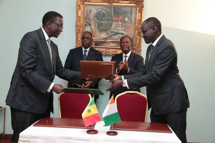 Coopération bilatérale : cinq accords signés entre la Côte d’Ivoire et le Sénégal