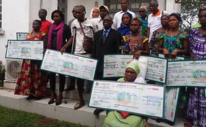 Lutte contre la pauvreté  : Des victimes des crises survenues en Côte d’Ivoire  reçoivent un financement pour des Activités Génératrices de Revenus