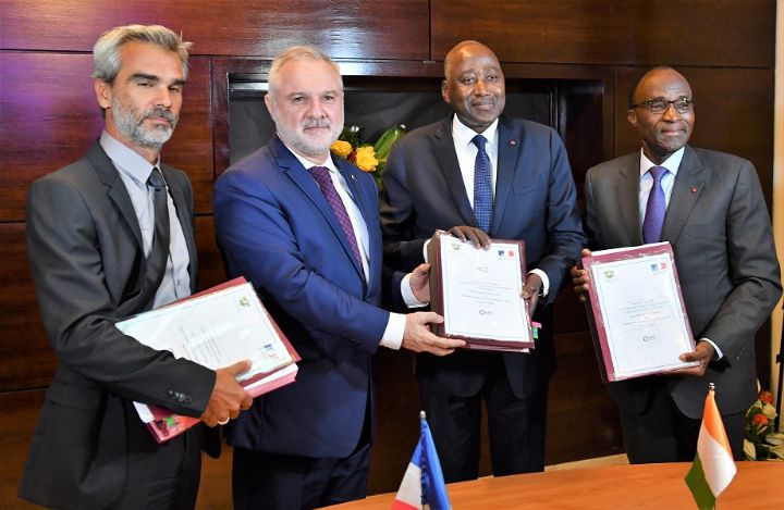 La France accorde 91,6 milliards Fcfa à la Côte d’Ivoire pour le financement de quatre grands projets