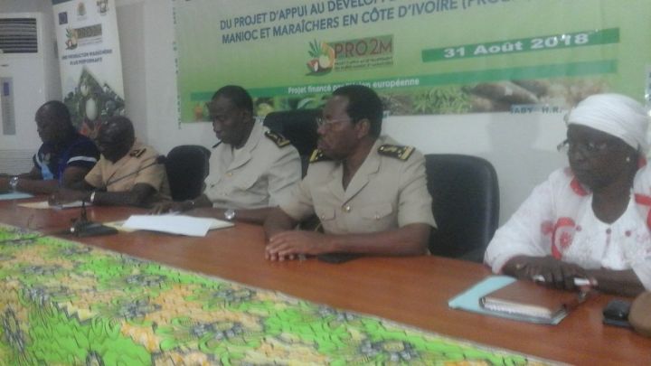 Le projet d’appui au développement des filières manioc et maraichers présenté à Korhogo