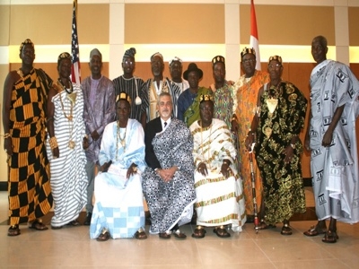 Rencontre entre l’ambassadeur des Etats-unis et une délégation du Conseil supérieur des rois et chefs traditionnels de Côte d’Ivoire