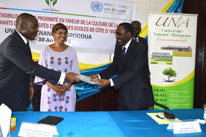 Caravane de sensibilisation à la culture de la paix dans les Universités de CI: les étudiants appelés à être des ambassadeurs de la cohésion sociale