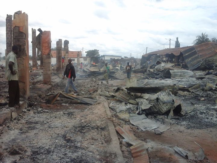 Le marché de Divo part en fumée : D’importants dégâts matériels
