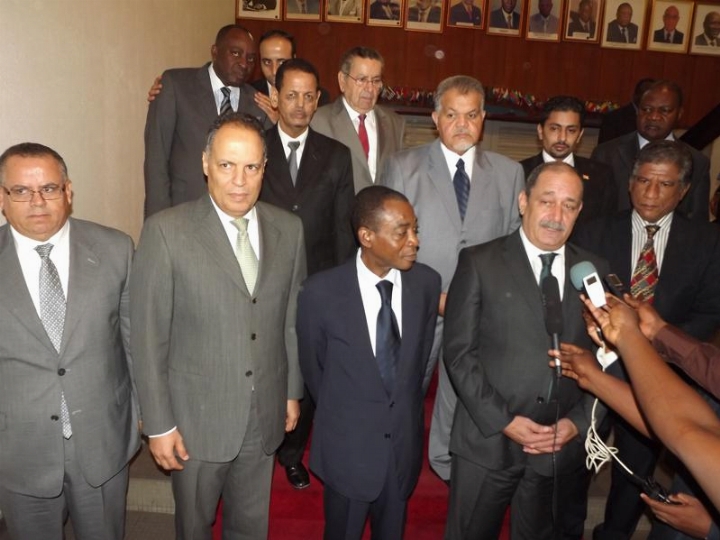 Audiences du ministre des Affaires étrangères : Charles Diby a reçu le Conseil des Ambassadeurs arabes