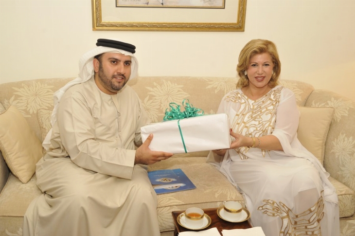 Bienfaisance: Le Prince Sulaiman Al-Fahim chez la Première dame, Mme Dominique Ouattara