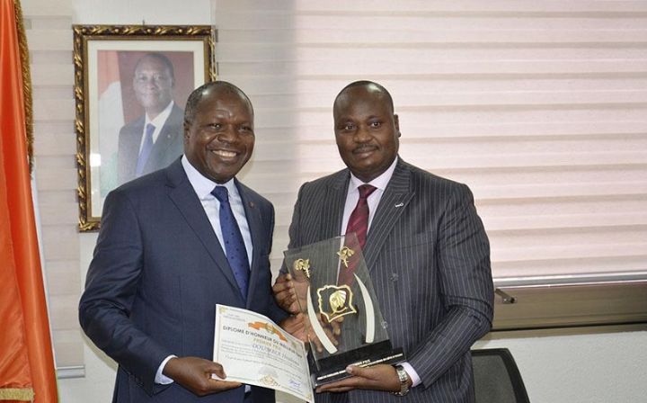 Le Prix du meilleur DAF des ministères présenté au ministre Mabri Toikeusse