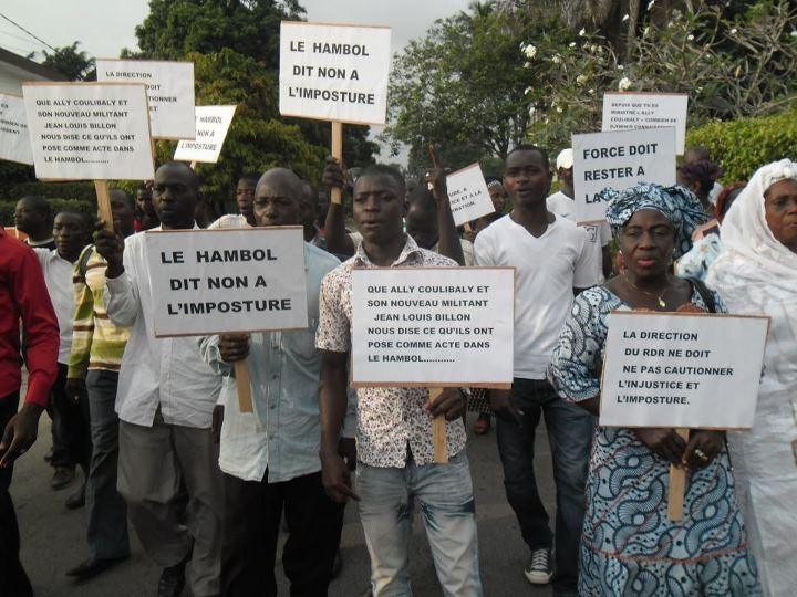 Hambol : Elections régionales/ Les militants à la direction : « La tête de liste doit revenir au RDR »