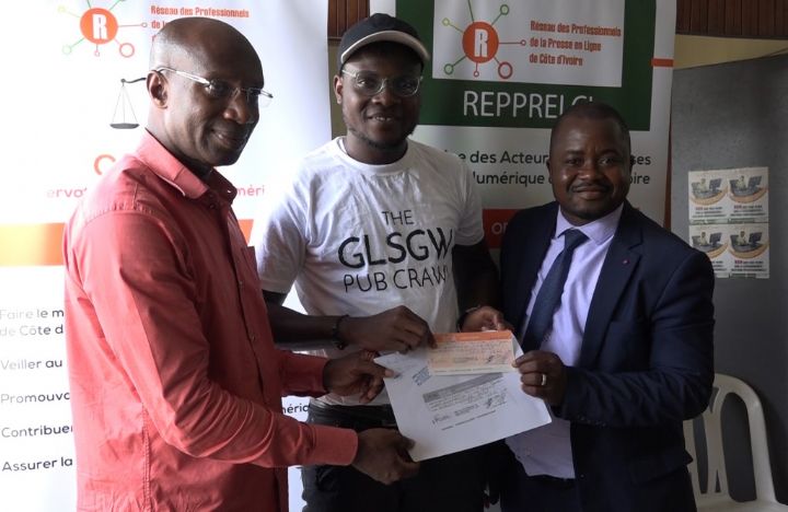 Presse numérique ivoirienne: le REPPRELCI remet des chèques à 22 entreprises bénéficiaires du fonds exceptionnel Covid-19