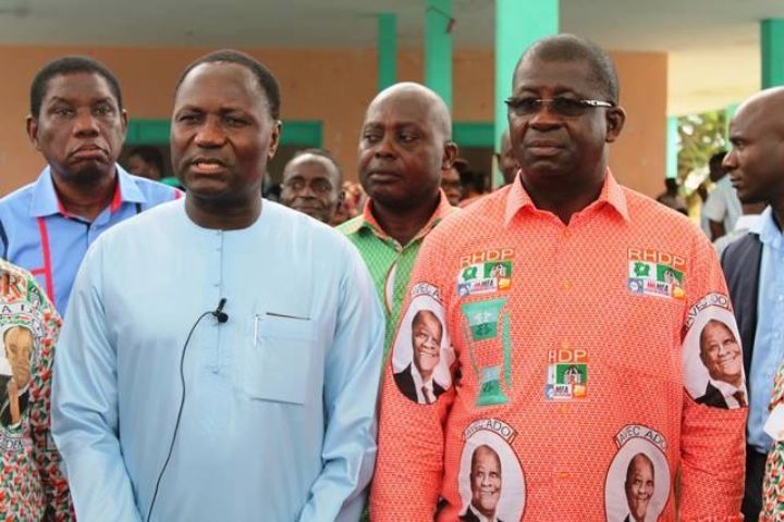 Adiaké: Les coordonnateurs du RHDP investis