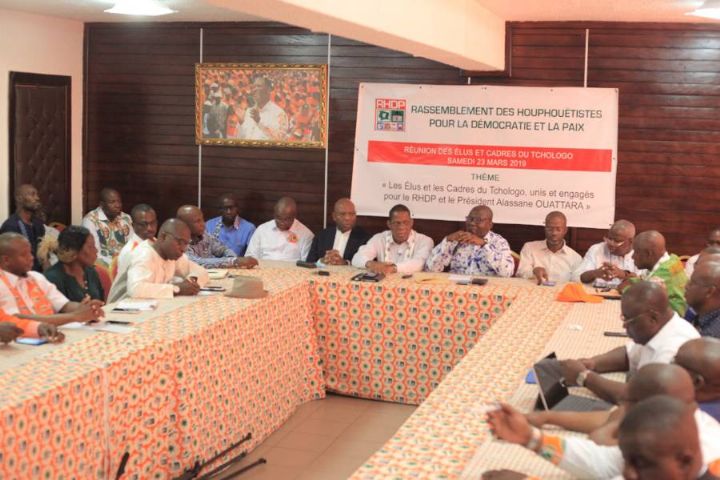 Politique : Les cadres élus du Rhdp de la région du Tchologo réaffirment leur soutien au chef de l’État