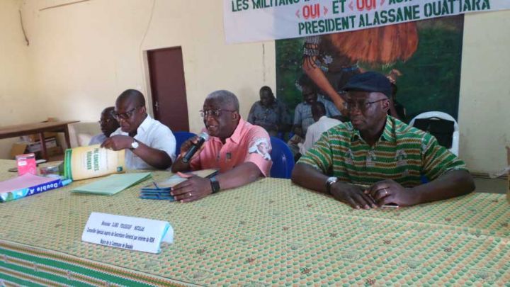 Résolutions du pré-congrès dans le Tchologo: Les militants réclament un secrétariat exécutif et le retour de ADO à la présidence du Rdr