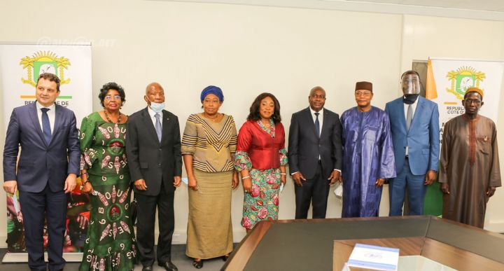 Présidentielle 2020 : la délégation conjointe ONU-UA-CEDEAO a rencontré le ministre de l’administration du territoire Sidiki Diakité