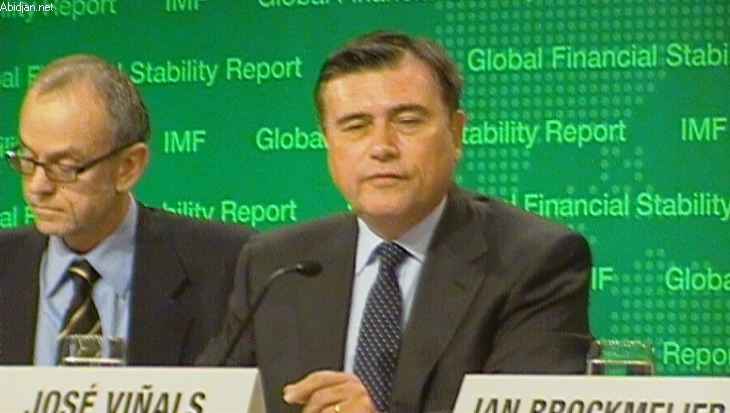 Réunions de printemps du FMI et de la Banque mondiale: Jose Vinals presente le Rapport sur la stabilité financiere globale