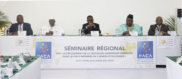 Abidjan abrite un séminaire des instances de régulation de l’audiovisuel ouest-africains sur le déploiement de la TNT