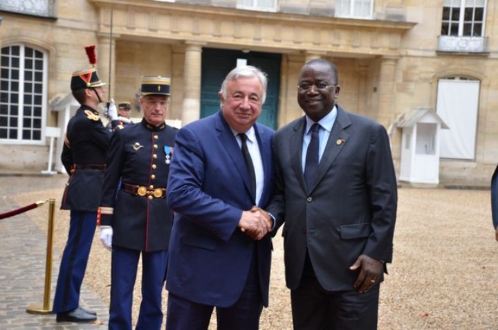 Un accord de coopération signé entre les sénats ivoirien et français