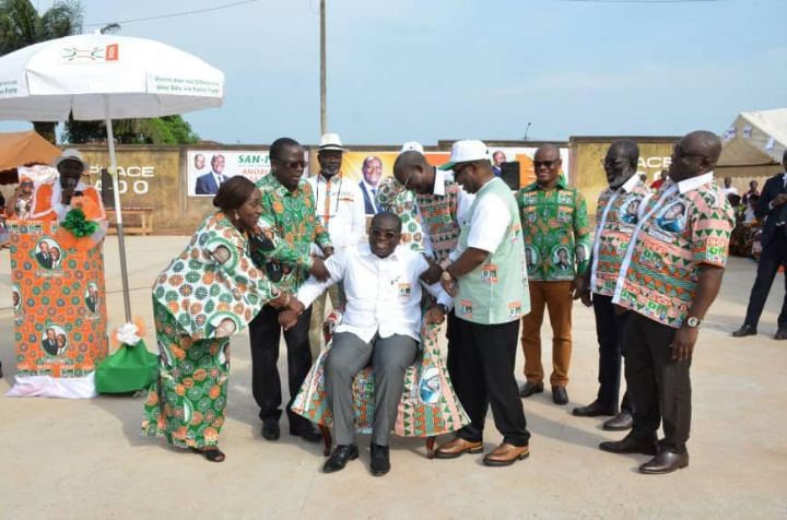 Anoblé Félix investi coordonnateur régional du RHDP à San Pedro