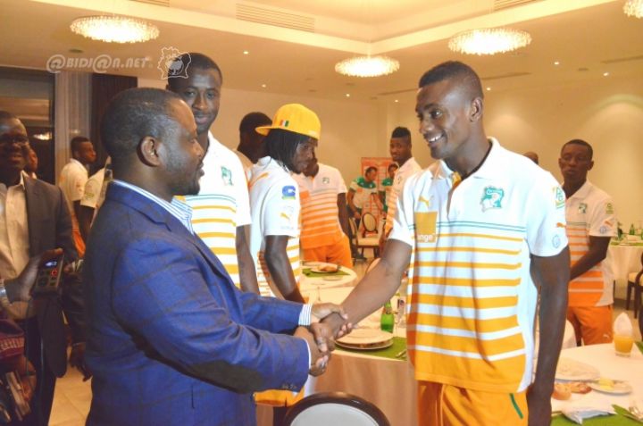 CAN 2015/Cameroun-Côte d’Ivoire : Guillaume Soro aux côtés des Eléphants à Malabo