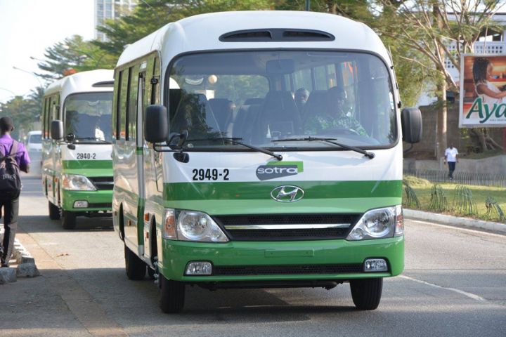 Transport urbain: La SOTRA lance 26 minibus pour une