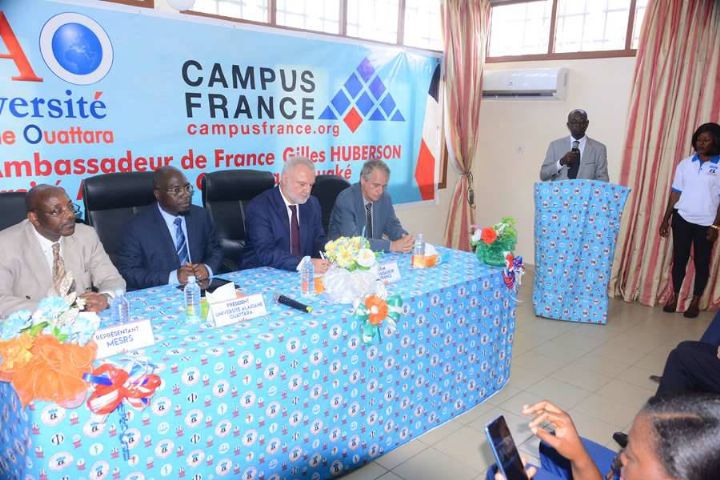 Inauguration de l’antenne Campus France à l’Université Alassane Ouattara (UAO) à Bouaké