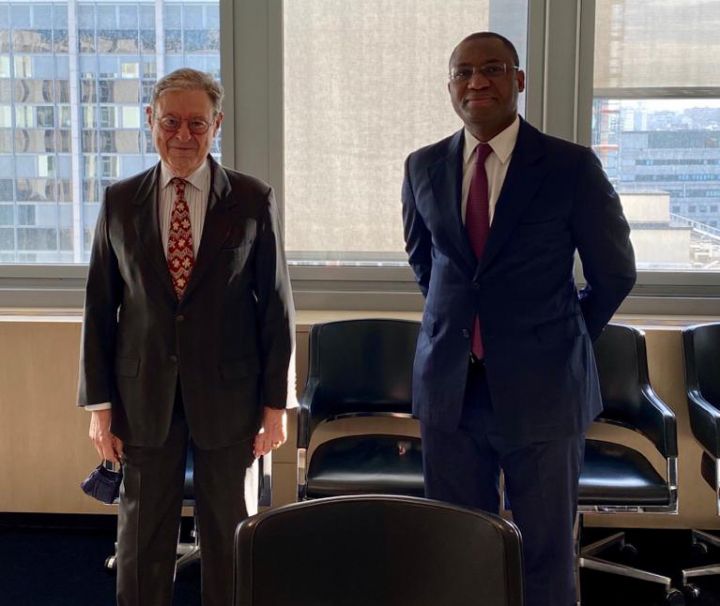 France : Le ministre Sidi Touré échange avec le président de la BRED (Banque régionale d’escompte et de dépôts)