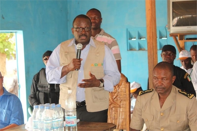 Après sa tournée dans le cadre du désarmement à l’Ouest / Le DG de l’ADDR Fidèle Sarassoro: « Cette tournée a été très enrichissante »