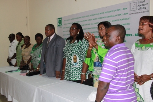 Premier séminaire de formation politique des jeunes filles du PDCI-RDA : La synthèse des travaux