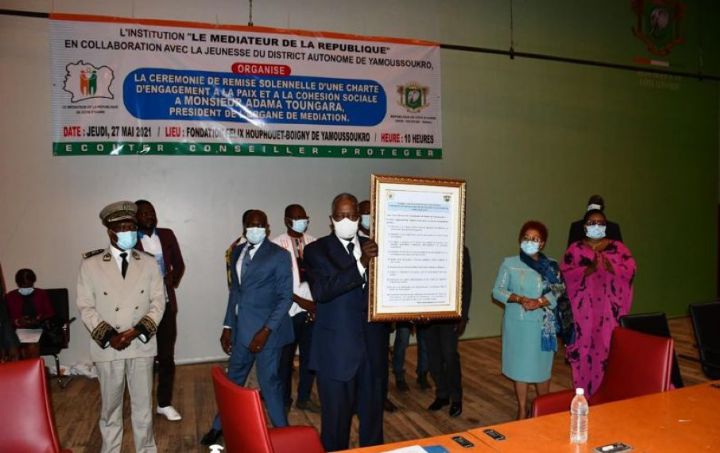 Des jeunes de Yamoussoukro signent une charte pour la paix