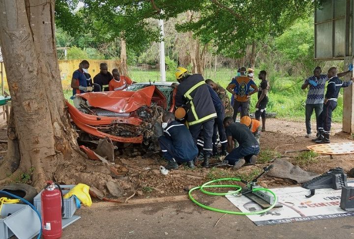 Deux morts et un blessé grave dans un accident de la circulation à Dimbokro