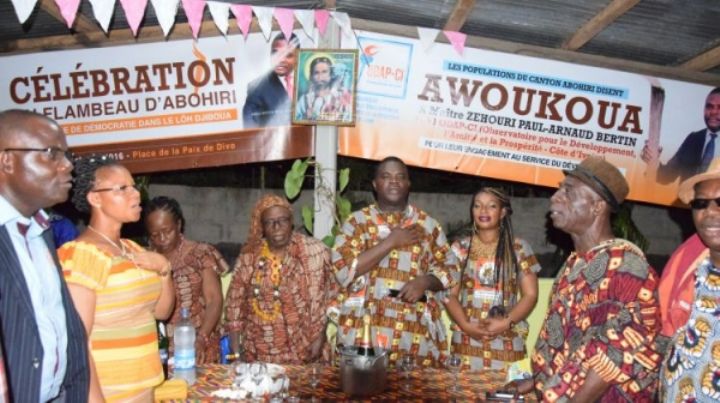 Divo/ Décoré par la Grande chancelière : Le chef des chefs, Aliko Tegbo, célébré par le Lôh-Djiboua