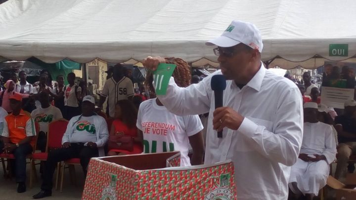 Meeting de clôture pour le oui à Attécoubé: Le ministre Thierry Tanoh galvanise les troupes de Danho Paulin