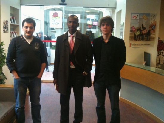 Tournée européenne du président de la CPC: Touré Mamadou rencontre les jeunes socialistes français