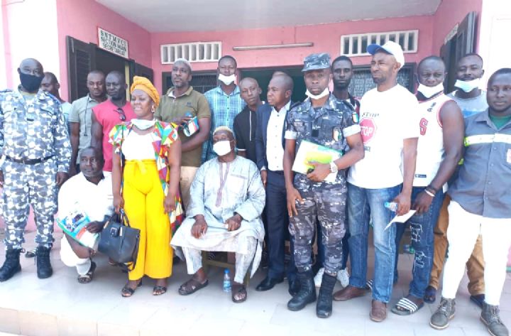 Man: les transporteurs de la région du Tonkpi sensibilisés sur le Document Unique de Transport